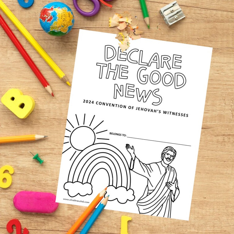 Kids 2024 Declare the Good News Convention Workbook - Download & Print