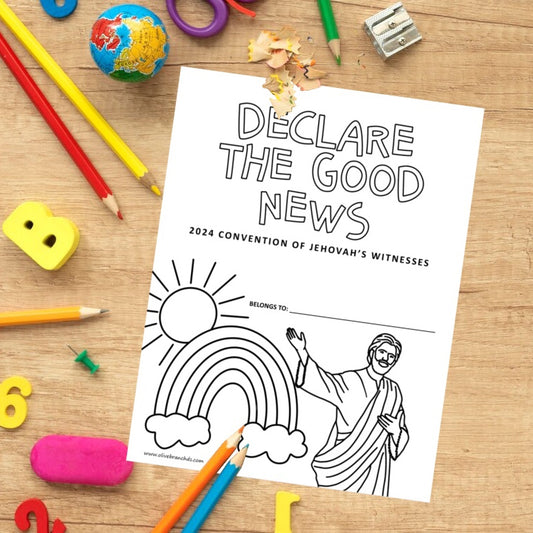 Kids 2024 Declare the Good News Convention Workbook - Download & Print