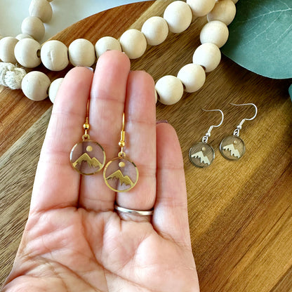 Mustard Seed Mountain Earrings