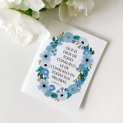 God of All Comfort 2 Corinthians 1:3,4 Greeting Card