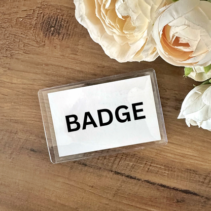 Magnetic Convention Badge Holder