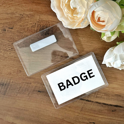 Magnetic Convention Badge Holder