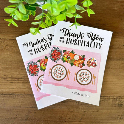 Hospitality Thank You Card