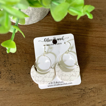 Proverbs 3:5, 6 Scripture Earrings