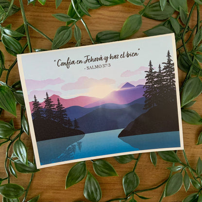 Trust in Jehovah and Do What Is Good Greeting Card