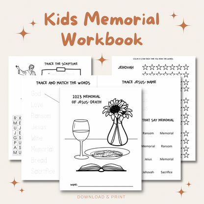 2024 Kids Memorial Workbook