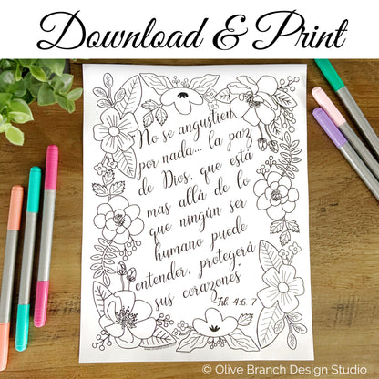 Comforting Scriptures Coloring & Personal Study Pack