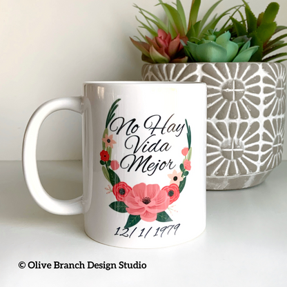 Best Life Ever Floral Mug